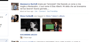 complimenti su facebook