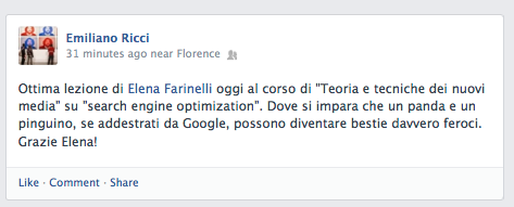 lezione universita